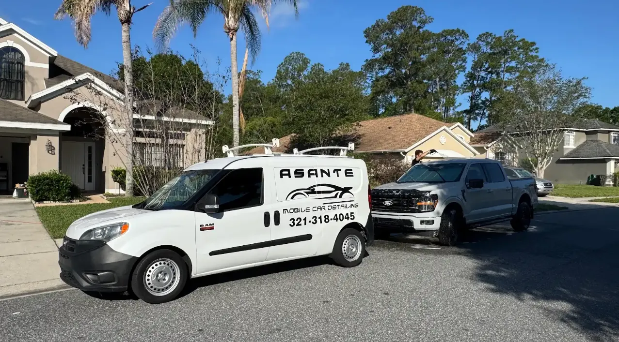 Inside Asante Car Detailing in Orlando